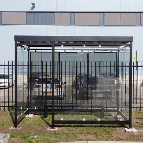Rookoverkapping Myla 195 Moderne rookruimte 3x2m met asbak en zitbank